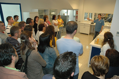 VISITA O LABORATORIO DE XENETICA MOLECULAR
